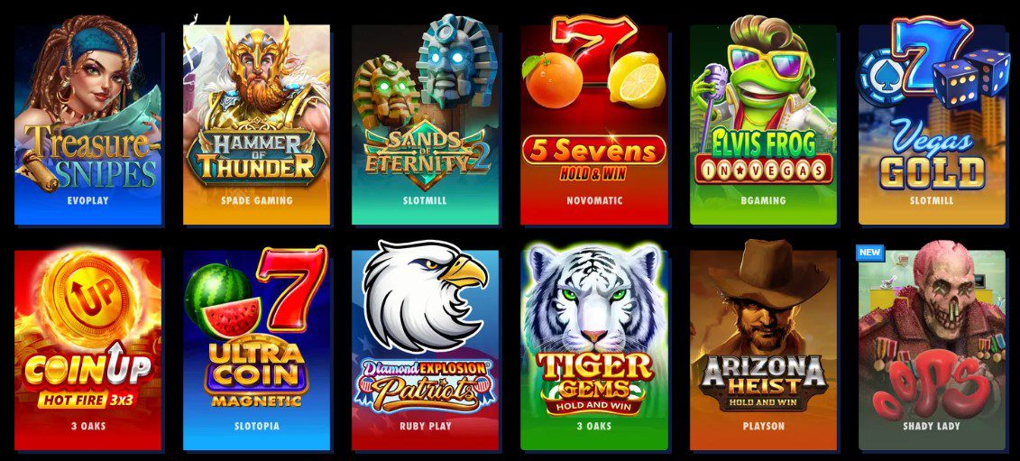 Jackpota Casino games
