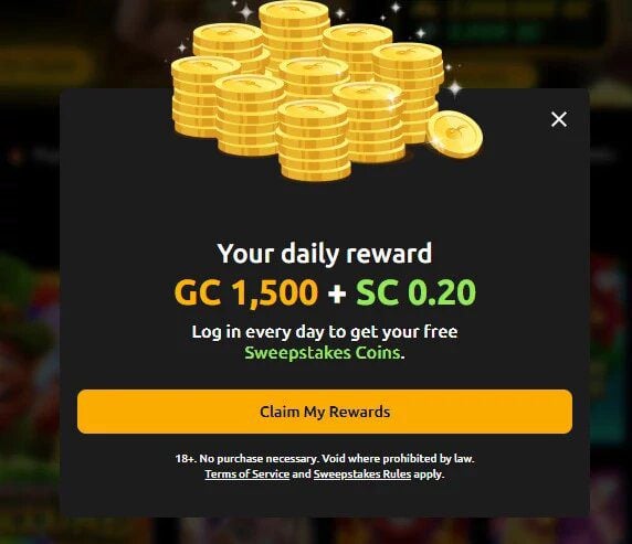 Jackpota Daily Rewards