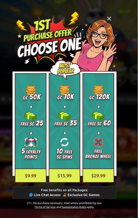Hello Millions Casino first purchase bonuses